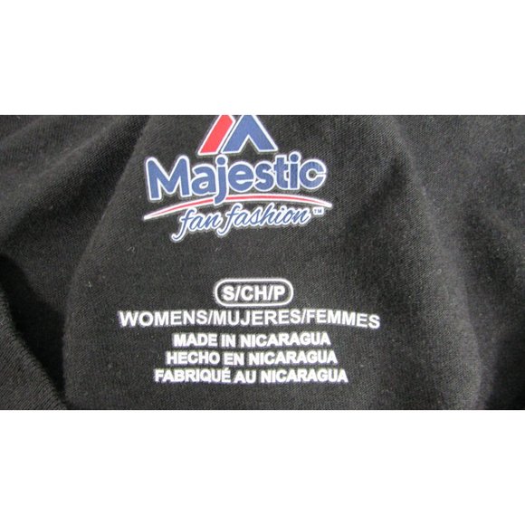 LOS ANGELES FC LAFC LA FC Black MAJESTIC MLS V-Neck Tee T-SHIRT WOMENS S *NEW* - Picture 4 of 9